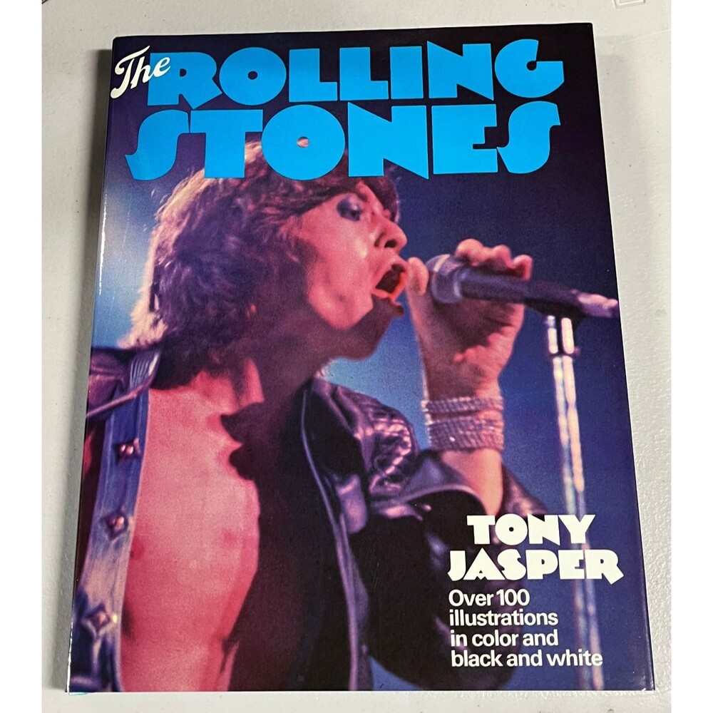The Rolling Stones Tony Jasper Hardcover Book 1976 Octopus- Color B&W Photos NEW